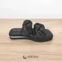 Slippers female black Magza (Turkey) model 4988
