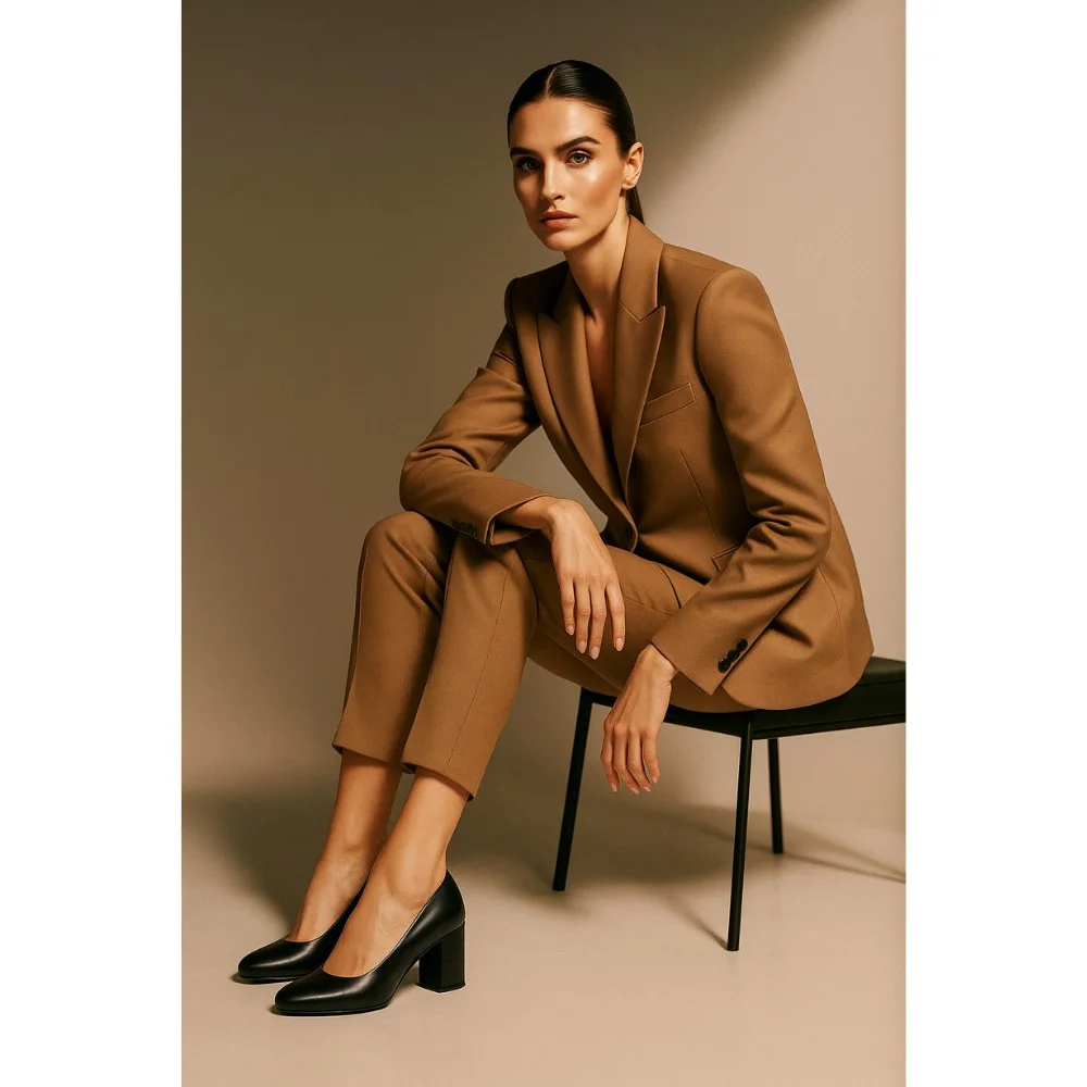 Туфлі жіночі чорні Visconi (Польща) модель 4996