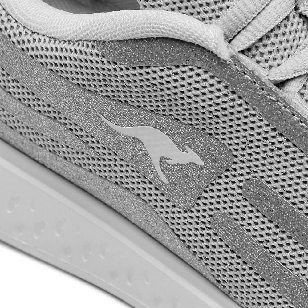 Sneakers female silver Kangaroos  (USA) smodel 5044
