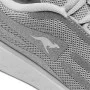Sneakers female silver Kangaroos  (USA) smodel 5044