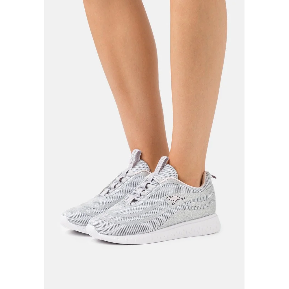 Sneakers female silver Kangaroos  (USA) smodel 5044