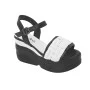 Sandals female white Ripka (Turkey) model 5048