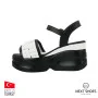 Sandals female white Ripka (Turkey) model 5048
