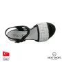 Sandals female white Ripka (Turkey) model 5048