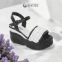 Sandals female white Ripka (Turkey) model 5048