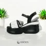 Sandals female white Ripka (Turkey) model 5048