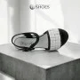 Sandals female white Ripka (Turkey) model 5048