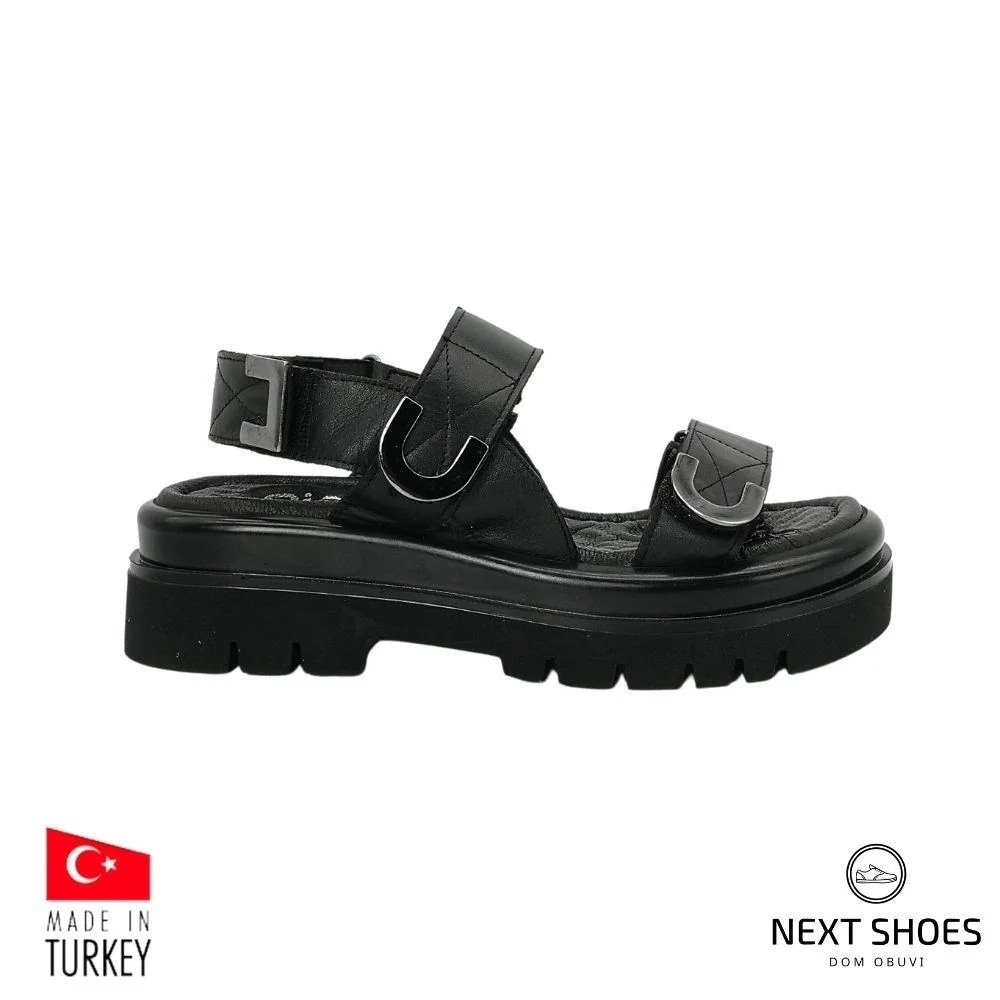 Sandals women's black Ripka (Turkey) model 5049