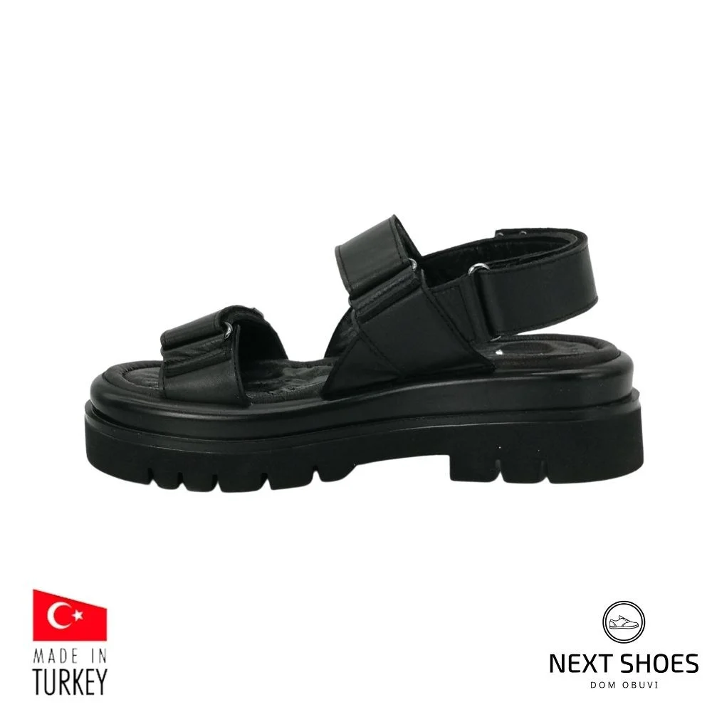 Sandals women's black Ripka (Turkey) model 5049