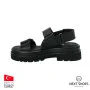 Sandals women's black Ripka (Turkey) model 5049