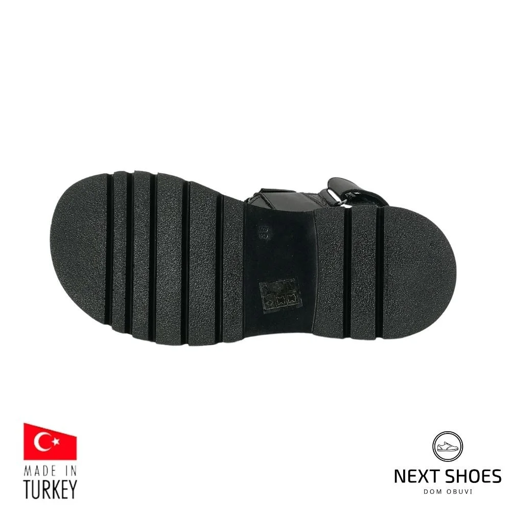 Sandals women's black Ripka (Turkey) model 5049