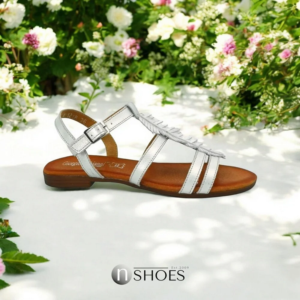 Sandals female silver Best but (Poland) model 5052