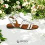 Sandals female silver Best but (Poland) model 5052
