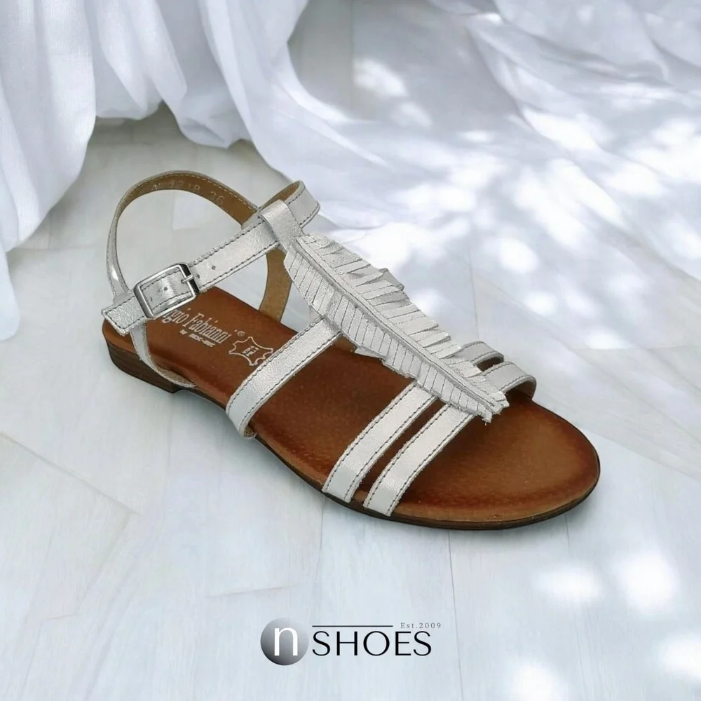 Sandals female silver Best but (Poland) model 5052