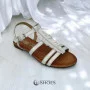 Sandals female silver Best but (Poland) model 5052