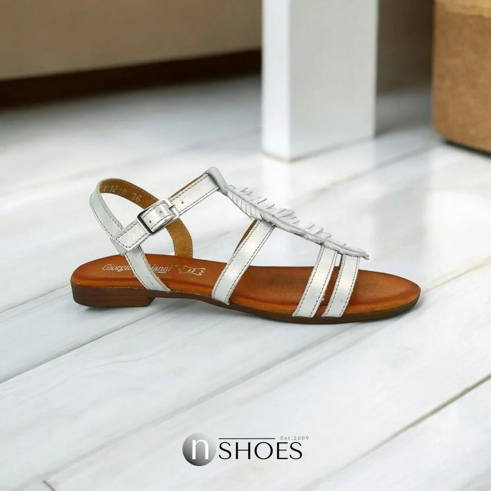 Sandals female silver Best but (Poland) model 5052