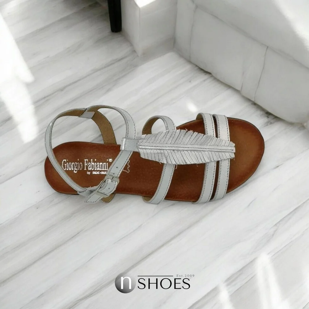 Sandals female silver Best but (Poland) model 5052