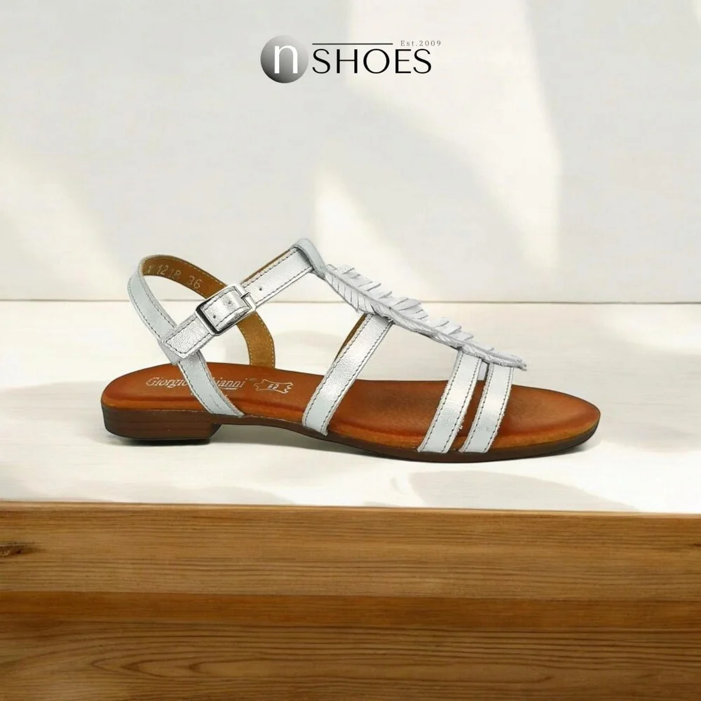 Sandals female silver Best but (Poland) model 5052