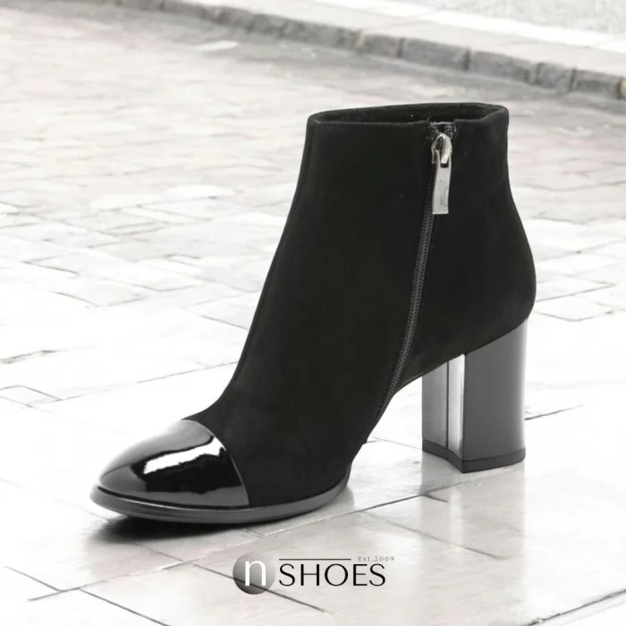 Classic Black Boots Marko 0733B-041-021-4 in Genuine Leather