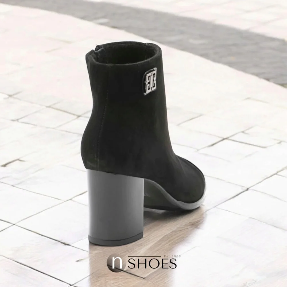 Чёрные классические ботинки Marko 0733B-041-021-4 из натуральной кожи модель 5266