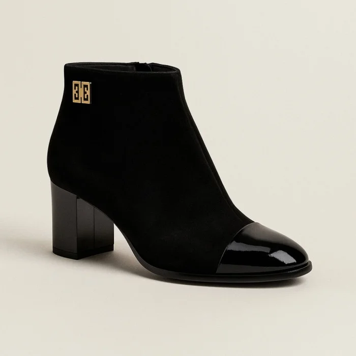Classic Black Boots Marko 0733B-041-021-4 in Genuine Leather
