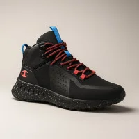 Женские черные высокие кроссовки Champion Street Trek Mid S11510-CHA-KK001 Nbk-Lilac-Coral-5291