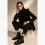 Women’s Mid-Season Black Boots Lasocki WI23-DOC-P-3-5311 Genuine Leather