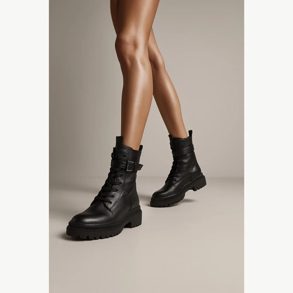 Женские демисезонные высокие ботинки Lasocki WI16-14097-06 Black 5313