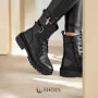 Женские демисезонные высокие ботинки Lasocki WI16-14097-06 Black 5313