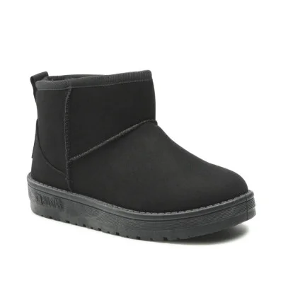 Women's fashionable black winter ugg boots Big Star Shoes KK274288 906 Black 5336 on super discount promotion from Polish brand Women's fashionable black winter ugg boots Big Star Shoes KK274288 906 Black 5336 on super discount promotion from Polish brand