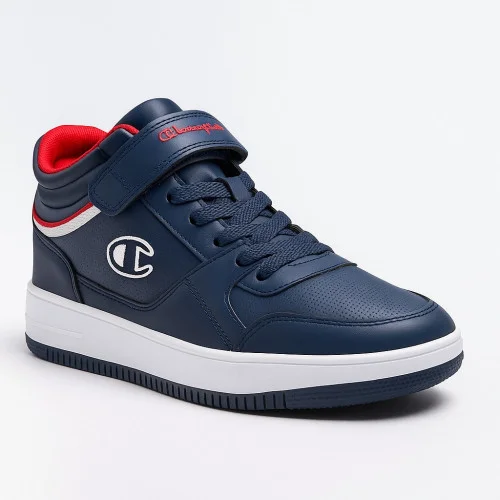 Жіночі модні сині високі кросівки черевики Champion Rebound Vintage S31986-CHA-BS501 Nny 5337 зі знижкою 37 розмір від американського бренду.