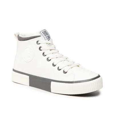Women's Fashionable White High Sneakers Shoes Big Star Shoes II274158 White 5350 for winter with insulation discounted size 39 op Polish brand Women's Fashionable White High Sneakers Shoes Big Star Shoes II274158 White 5350 for winter with insulation discounted size 39 op Polish brand