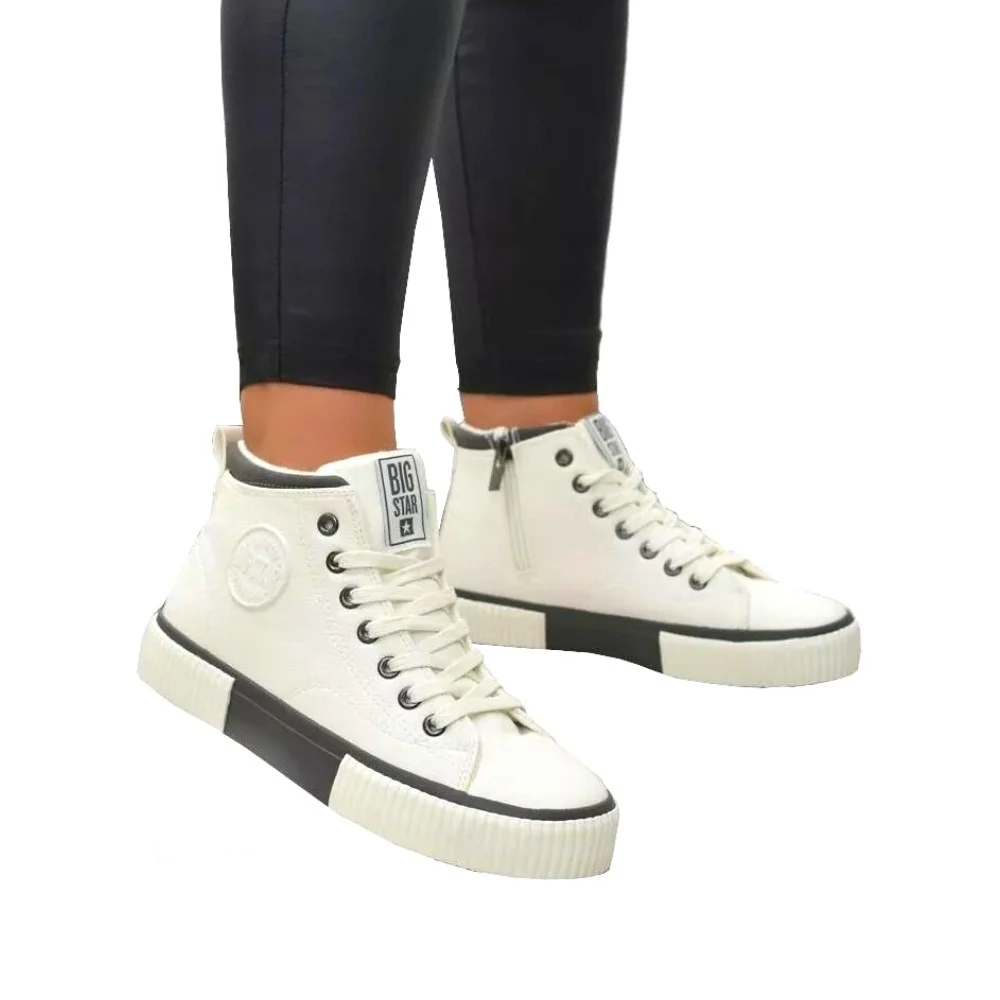 Жіночі високі зимові кеди Big Star (Польща) модель 5350