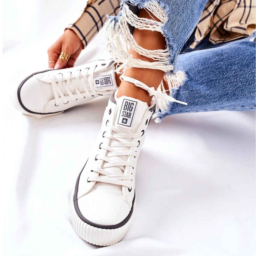 Жіночі високі зимові кеди Big Star (Польща) модель 5350