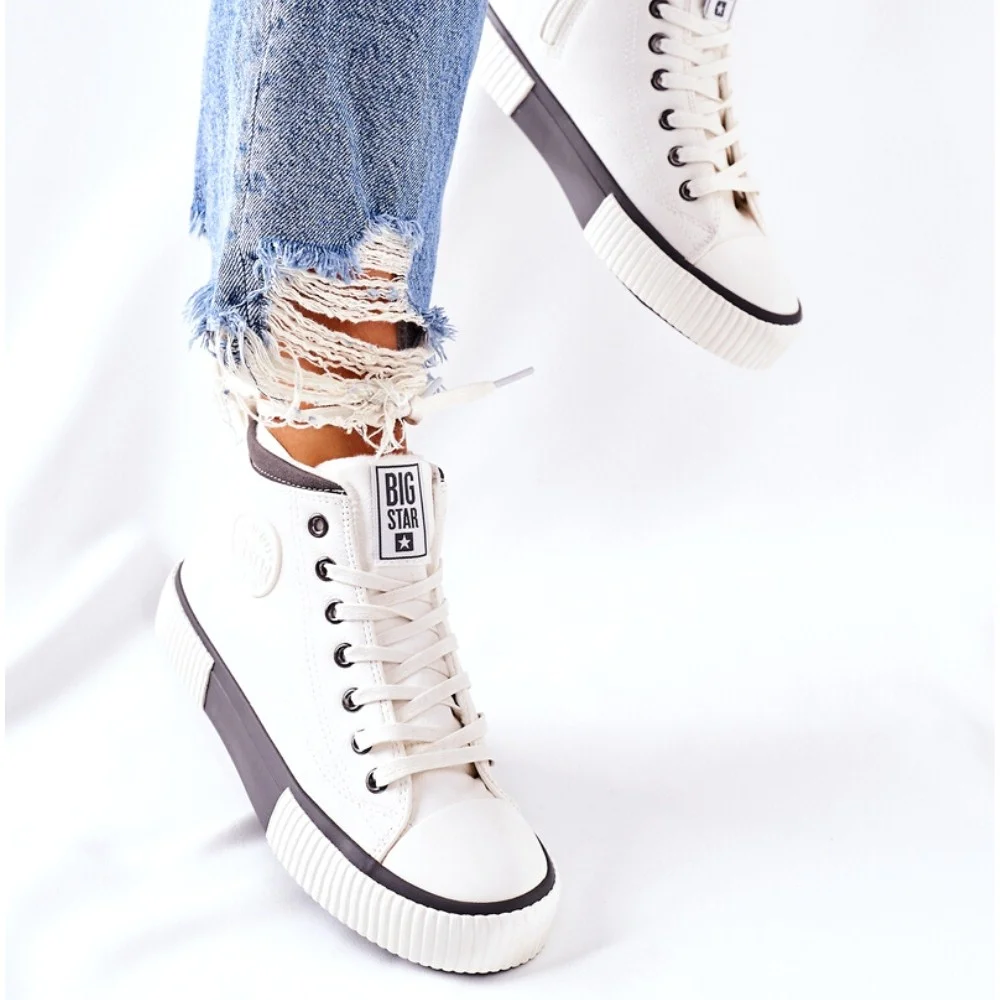 Жіночі високі зимові кеди Big Star (Польща) модель 5350