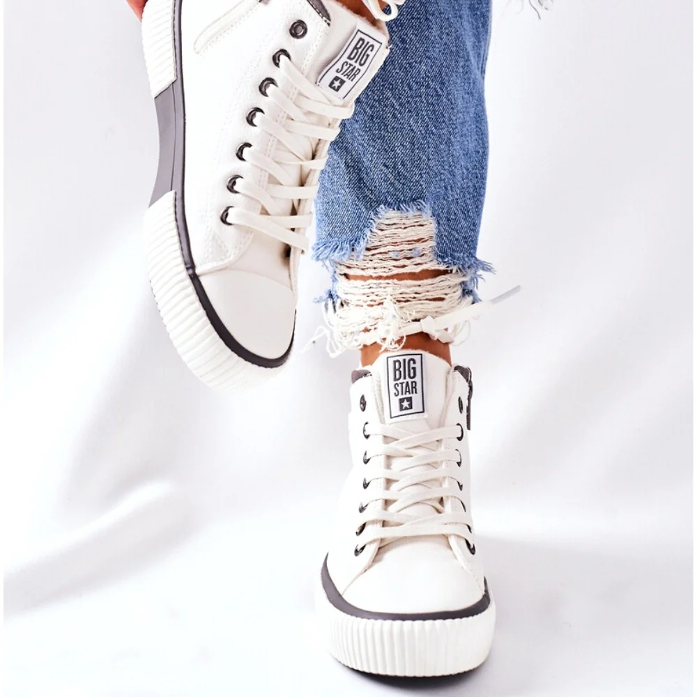 Жіночі високі зимові кеди Big Star (Польща) модель 5350