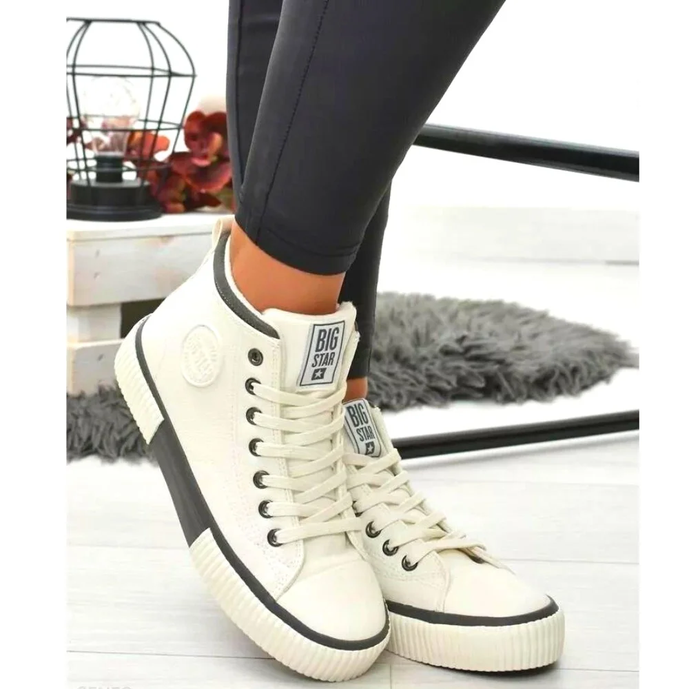 Жіночі високі зимові кеди Big Star (Польща) модель 5350