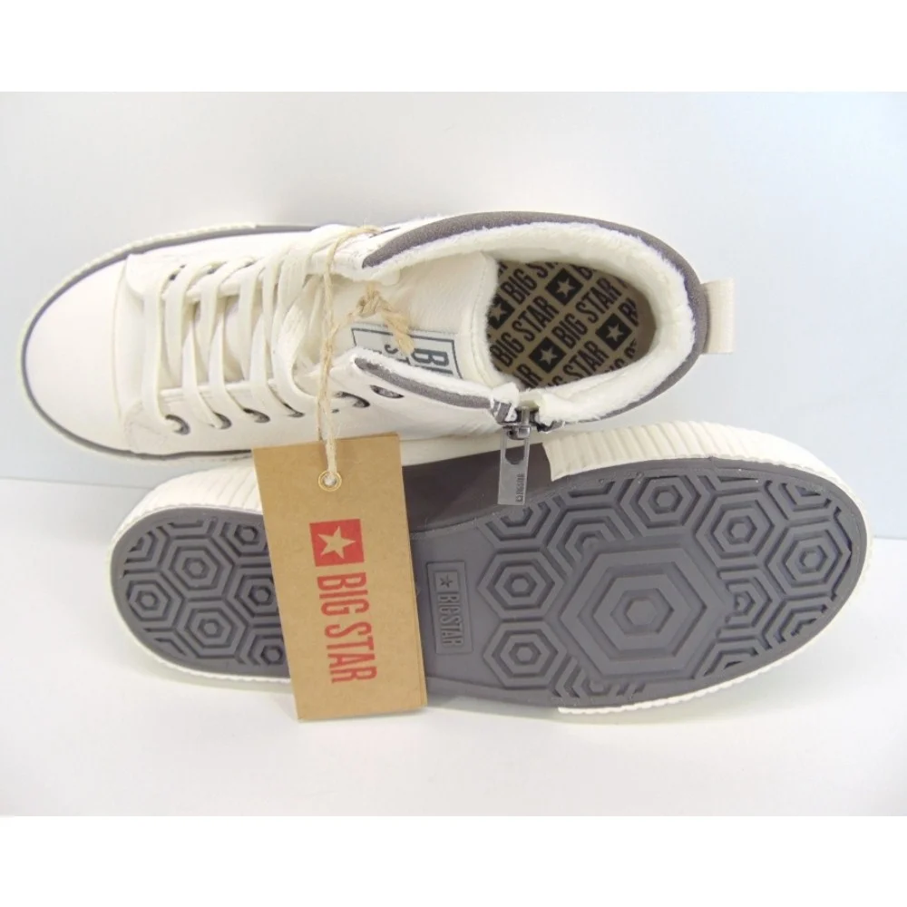 Жіночі високі зимові кеди Big Star (Польща) модель 5350