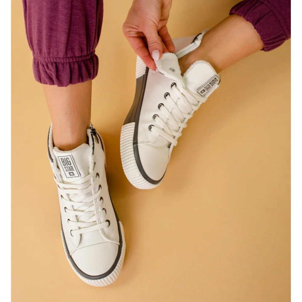 Жіночі високі зимові кеди Big Star (Польща) модель 5350