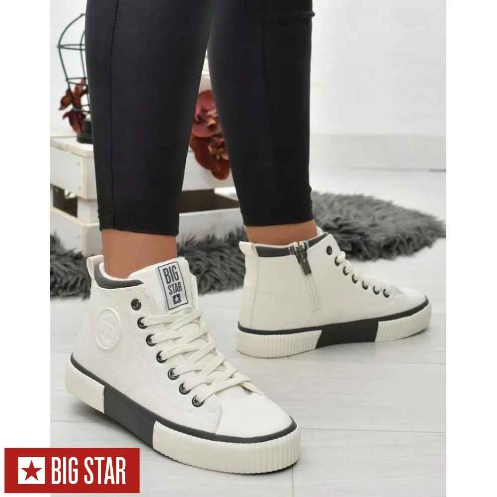 Жіночі високі зимові кеди Big Star (Польща) модель 5350