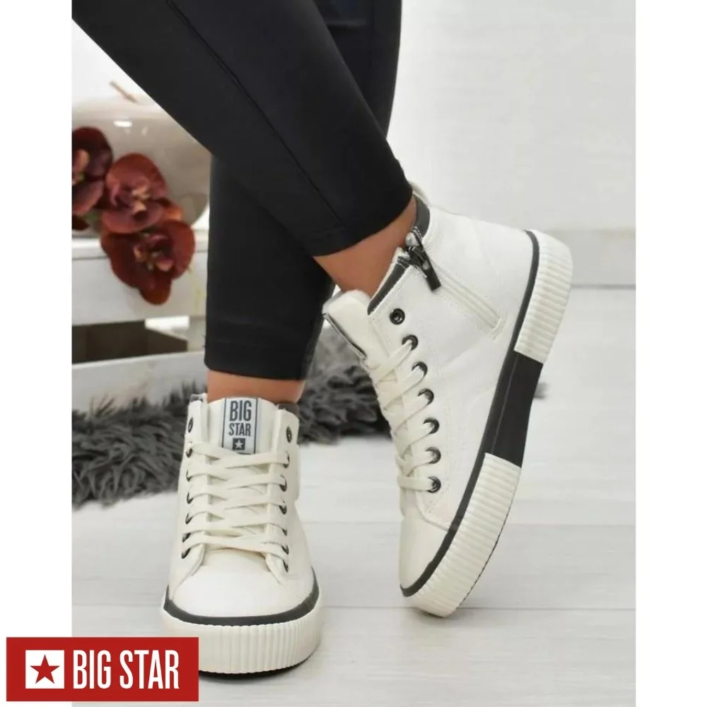 Жіночі високі зимові кеди Big Star (Польща) модель 5350