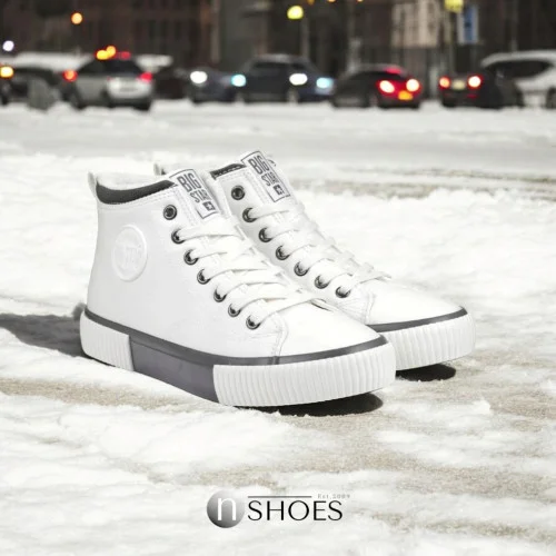 Женские модные белые высокие кеды ботинки Big Star Shoes II274158 White 5350 на зиму с утеплением по скидке 39 размер оп польского бренда Женские модные белые высокие кеды ботинки Big Star Shoes II274158 White 5350 на зиму с утеплением по скидке 39 размер оп польского бренда