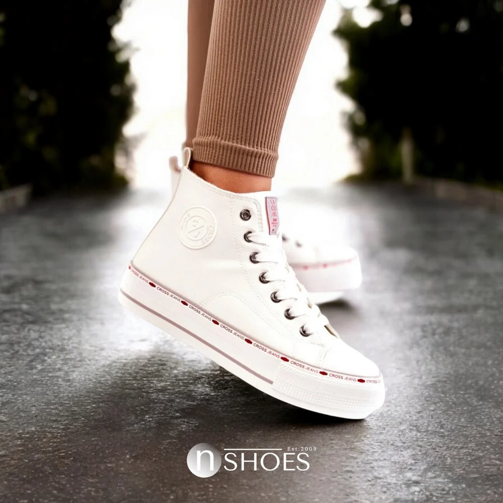 Кеди Cross Jeans KK2R4044C White 5351 – жіночий стиль і комфорт