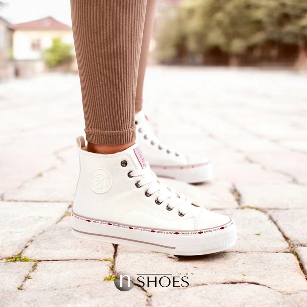 Кеди Cross Jeans KK2R4044C White 5351 – жіночий стиль і комфорт