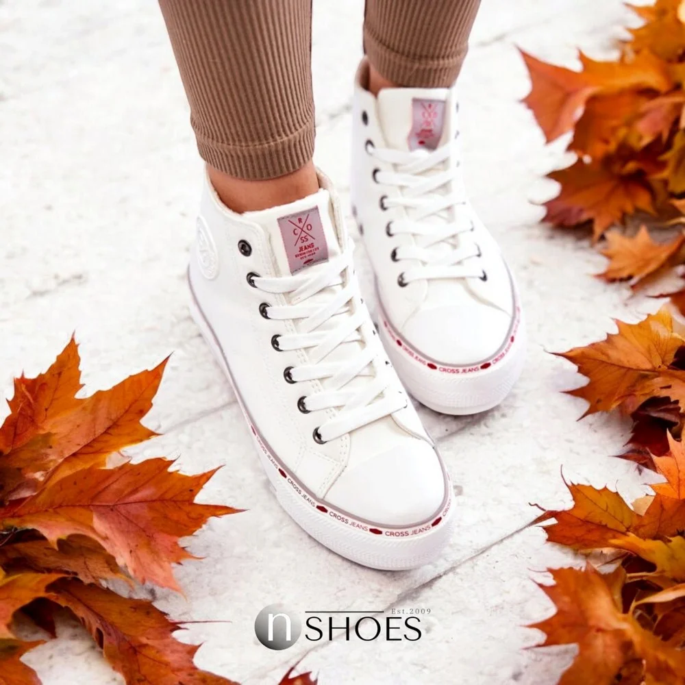Кеди Cross Jeans KK2R4044C White 5351 – жіночий стиль і комфорт