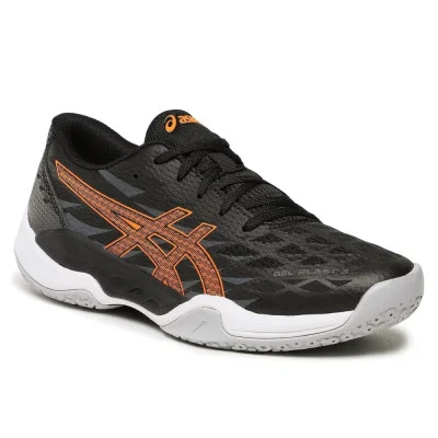 ASICS Gel-Blast 3 Gs 1074A035 Black/Shocing Orange 001 5361