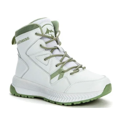 Women's white boots made of genuine leather GRUNBERG 138573-10-02 5369