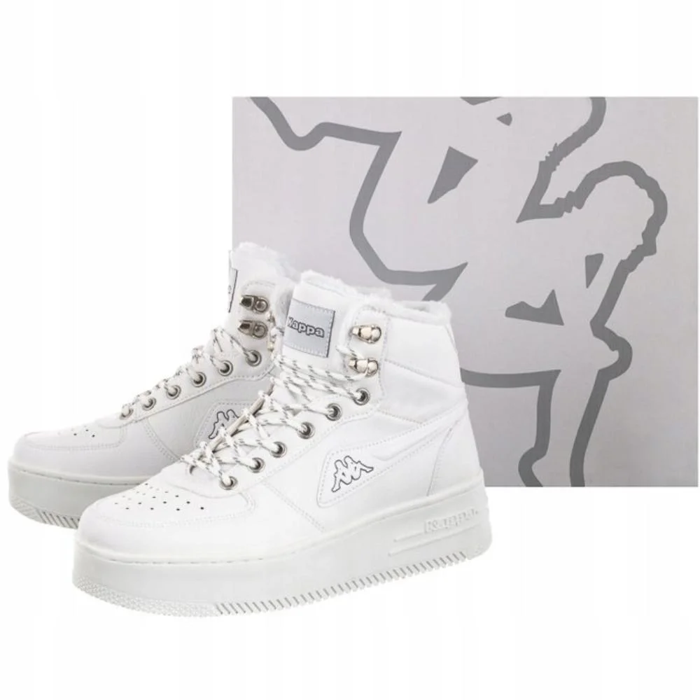Women's white sneakers Kappa (Italy) model 5402
