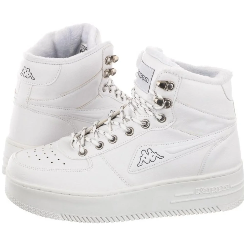 Women's white sneakers Kappa (Italy) model 5402