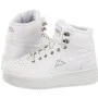 Women's white sneakers Kappa (Italy) model 5402